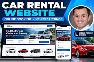 build car rental website car rental booking system taxi rental website
