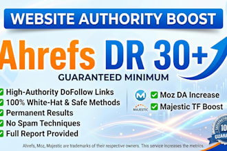 increase ahrefs domain rating dr30 plus