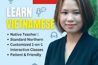 be your native vietnamese tutor teaching standard northern accent