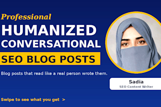 write SEO optimised b2b and saas blog posts