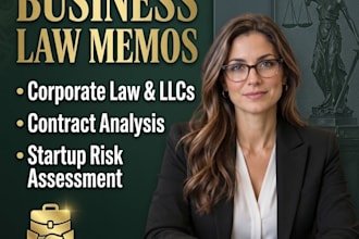 draft a US business legal memo and research corporate law