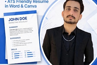 design modern resume, canva resume and cv design