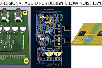 design low noise audio pcb layout amplifier schematic hi fi dac for audio device