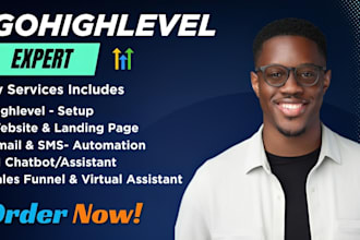be your gohighlevel expert for ghl CRM setup, automation and funnels