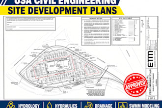 usa civil plan land development hydrology hydraulic engineer drainage swmm model