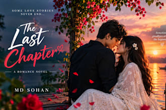 design romance book cover design