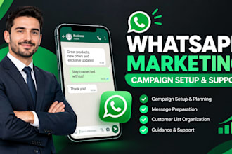 set up whatsapp bulk messaging and marketing campaigns