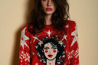 carbonize you wearing an ugly christmas sweater