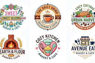 design a bakery, restaurant, and cafe logo