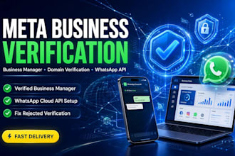 do meta business verification, business manager, whatsapp cloud api setup
