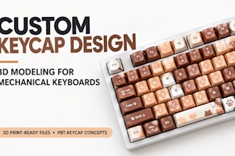 design keycap for your customize mechanical keyboard