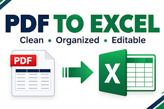 convert PDF to excel and clean your spreadsheet data