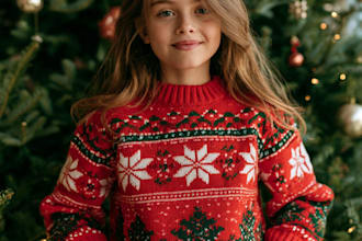 do ugly christmas sweater and tshirt design