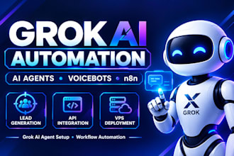 grok voicebot grok ai agent n8n lead generation vps server deployments api grok