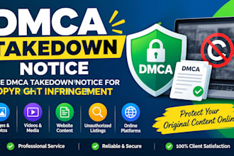 file dmca takedown notice on copyright infringement