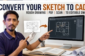 draw professional 2d floor plans and auto cad drawings