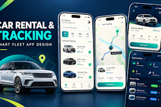 develop car tracking app, car booking app, fleet management app, navigation app