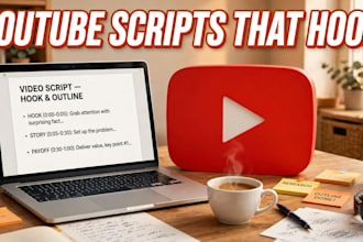 be your youtube script writer for viral faceless videos