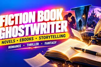 ghostwrite fiction book  for novels and ebook ghostwriters or ghost book writer