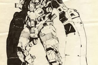 sketch robot design and mecha