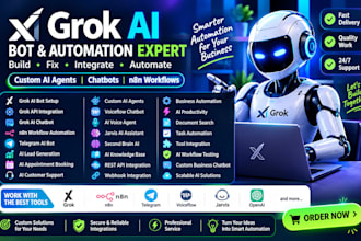 help grok n8n ai bot voiceflow grok ai bot jarvis bot ai voice agent secondbrain