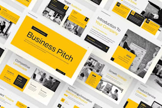 design a professional investor pitch deck for startup fundraising