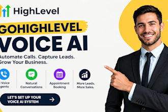 set up gohighlevel voice ai and ai receptionist