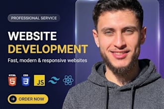 build a modern html and tailwind CSS landing page
