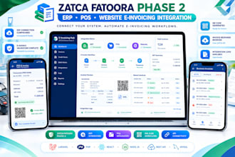 integrate your erp pos or website with zatca fatoora phase 2