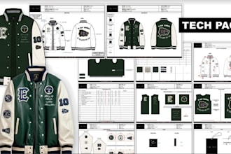 design bomber jacket, puffer jacket, denim jacket and windbreaker tech pack