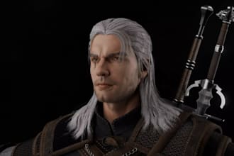 reference to 3d metahuman for game,cc5,headshot2,daz avatar,ue5,accurig,pbr skin