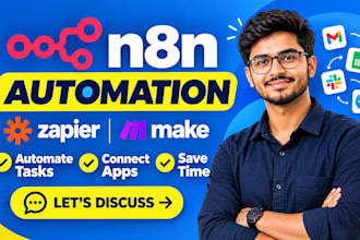 build n8n ai automation, ai agent, zapier automation, n8n automation