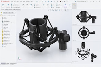 design microphone shock mounts, instrument stands, guitar hangers, valves,clamps