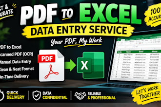 do pdf to excel work professionally
