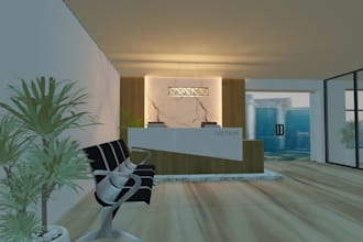reconfigure outdated office interior layout, commercial building exterior render