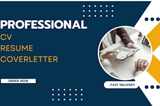 write, rewrite, and professionally format your resume or CV