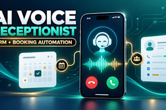 build an ai voice receptionist with CRM and booking automation, ai agent system