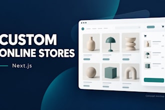 build a custom ecommerce website with checkout and admin panel