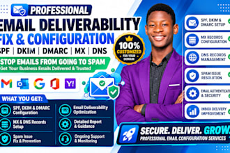 fix spf dkim dmarc mx and dns records for emails landing in spam