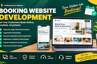 develop a booking website with payment integration