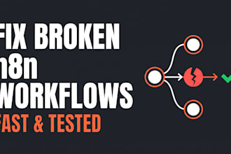 fix broken n8n workflows debug errors optimize automations