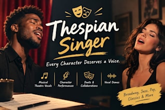 sing expressive musical theater vocal for your song