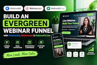 build an evergreen webinar funnel with webinarkit webinarjam and webinarkit live