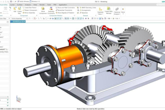 design 3d cad models, mechanical parts and engineering drawings in siemen