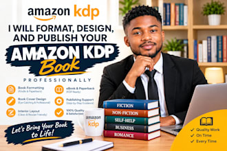 format, design, and publish your amazon KDP book professionally