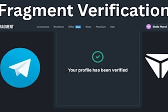 fragment verification for telegram ads setup approved, fix telegram ads rejected