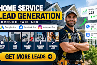generate roofing leads hvac lead plumbing lead lead generation paid ads campaign