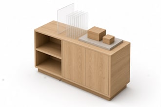 create cad furniture shop drawings for woodworking and joinery