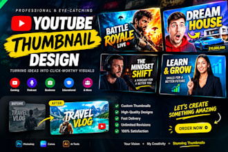 design high click through rate youtube thumbnails