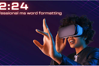 do professional ms word document formatting and data entry
